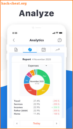 Expense tracker, Money manager screenshot