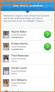 Express Care Virtual screenshot