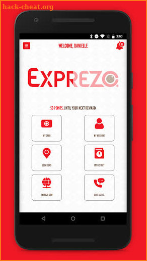 Exprezo Rewards screenshot