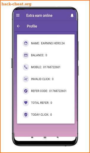 Extra earn online screenshot