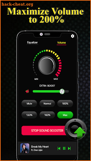 Extra Volume Booster Equalizer screenshot