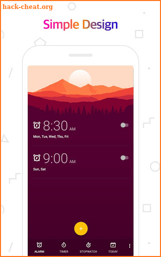 Extreme Alarm Clock (Free alarm, Timer, Stopwatch) screenshot