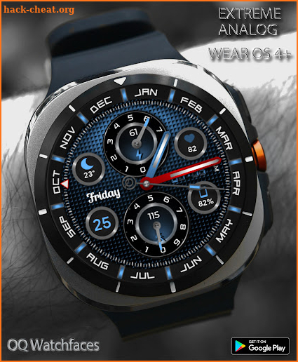 Extreme Analog WF Wear OS 4+ screenshot