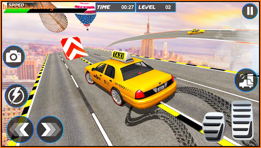 Extreme City Taxi Car Stunt : Ramp Car Stunts Game screenshot