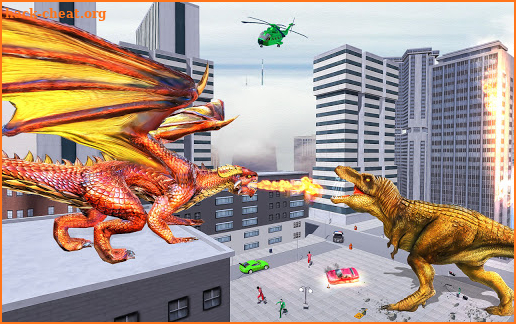 Extreme Dragon Rampage Adventure:City Town Smasher screenshot