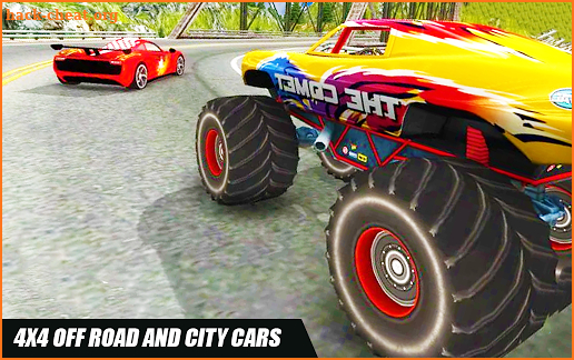 Extreme Monster Truck : Drift Cars Highway Racing screenshot