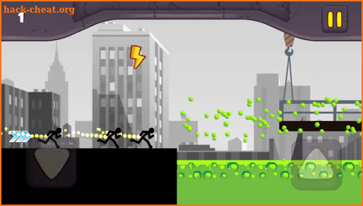 Extreme Stickman Roof Jumper screenshot