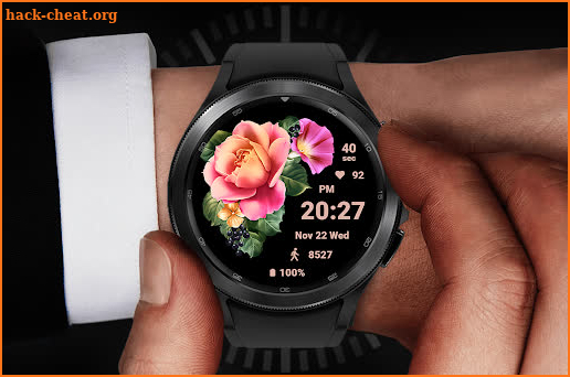 EY01 Flowers Watch Face screenshot