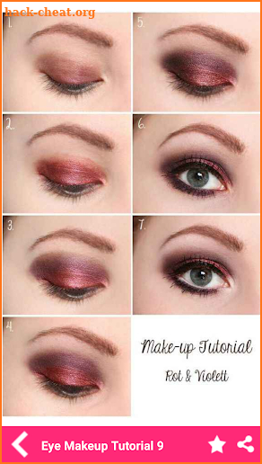 Eye Makeup Step by Step Pic Easy 😍 screenshot