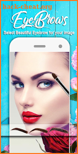 Eyebrow and Eyelahes Photo Editor screenshot