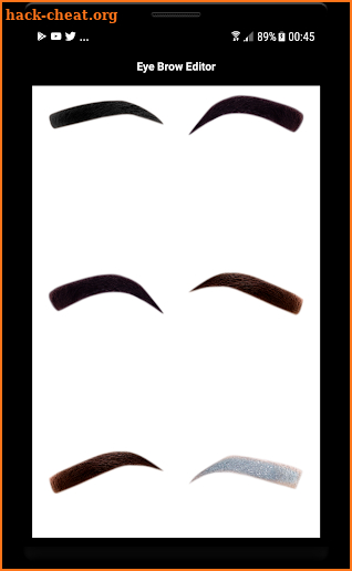 Eyebrow Editor Photo Studio screenshot