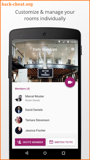 eyeson Video Meeting Rooms screenshot