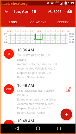 EZ-ELD Driver App (Free) screenshot