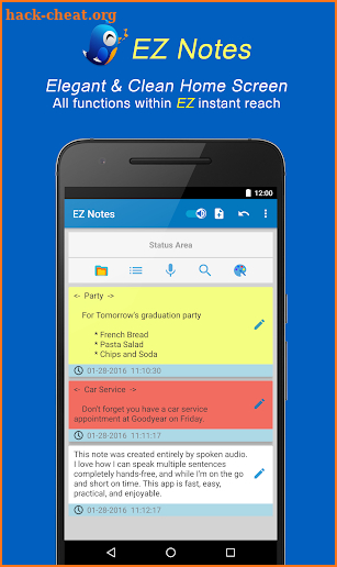 EZ Notes screenshot