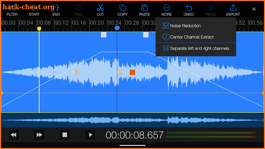EZAudioCut-MT audio editor screenshot