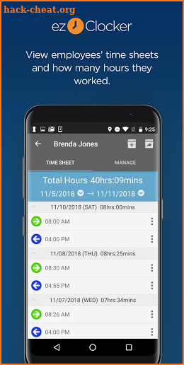 ezClocker: Employee Time Tracking and Scheduling screenshot