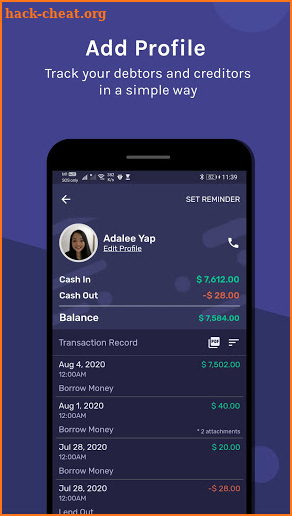 EzDebt Book - Debt Manager screenshot