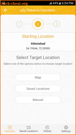 eZy Distance Calculator-Measure GPS points & area screenshot