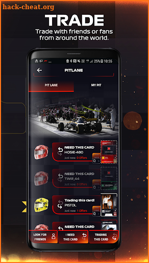 F1 Trading Card Game 2018 screenshot