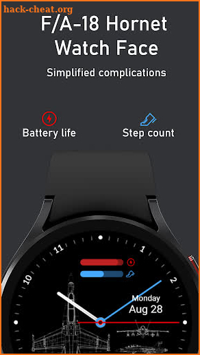 F/A-18 Hornet Watch Face screenshot