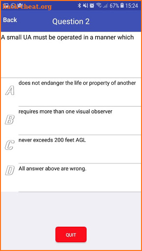 FAA Part 107 Prep Exam 2019 - remote pilot pass screenshot