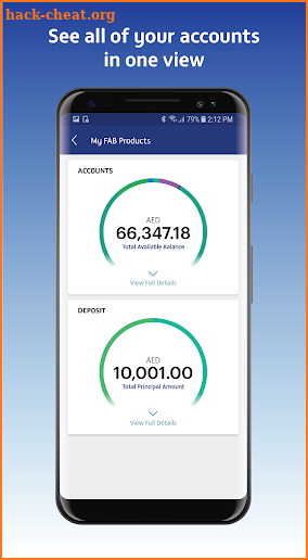 FAB Mobile Banking screenshot