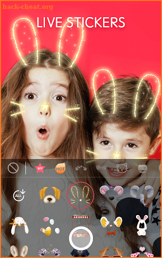 Face camera - live filter,Selfie photo edit cam screenshot