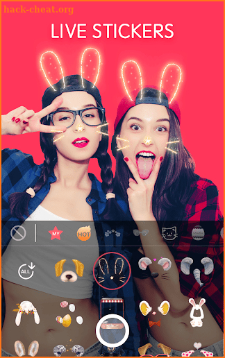 Face camera - live filter,Selfie photo edit cam screenshot