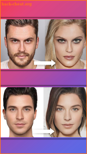 Face Changer Gender Transformation App screenshot