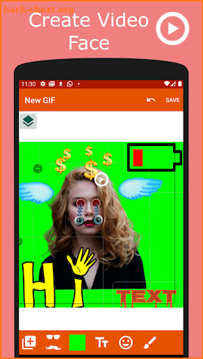 Face Video Maker - animated stickers screenshot