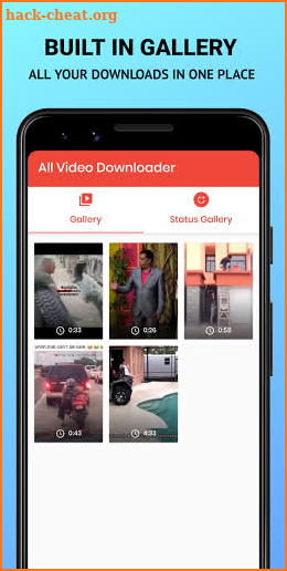 Facebook Video Downloader & WhatsApp Status Saver screenshot