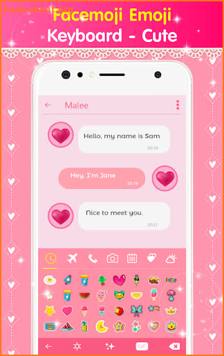 Facemoji Emoji Keyboard - Cute screenshot