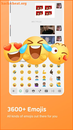 Facemoji Emoji Smart Keyboard-Themes & Emojis screenshot