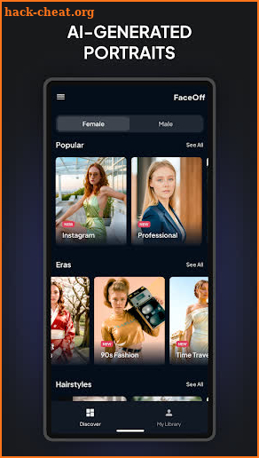 FaceOff: AI Headshot Generator screenshot