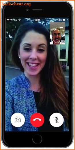 Facetime like video call app screenshot