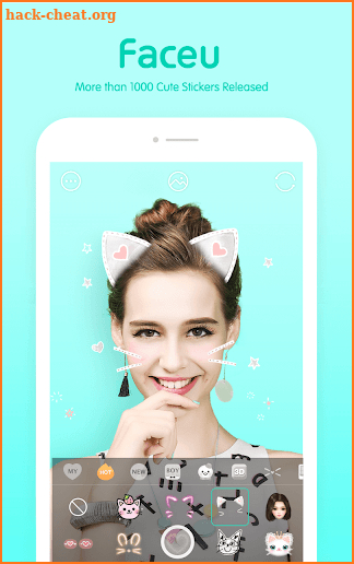 Faceu - Cute stickers camera screenshot