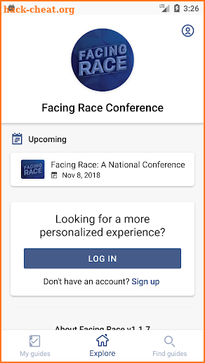 Facing Race Conference screenshot