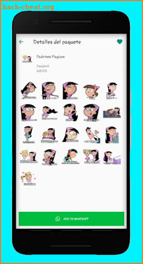 Fairly OddParents Stickers for WhatsApp screenshot