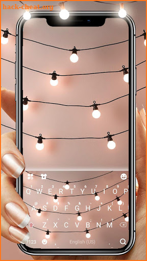 Fairy Light Keyboard Theme screenshot