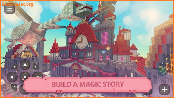 Fairytale Blocky Girls Craft screenshot