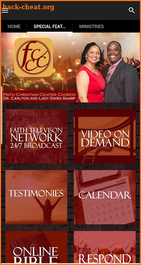 Faith Christian Center Church screenshot