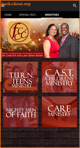 Faith Christian Center Church screenshot