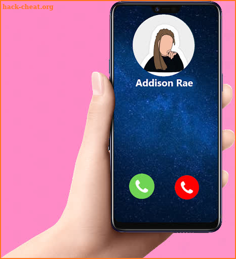 Fake call Addison Rae Prank Pro screenshot