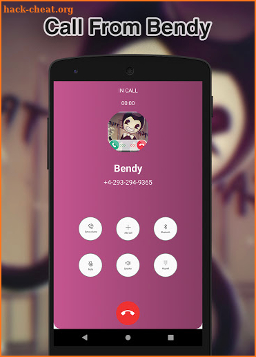 Fake Call From Bendy - Chat Call Simulation screenshot