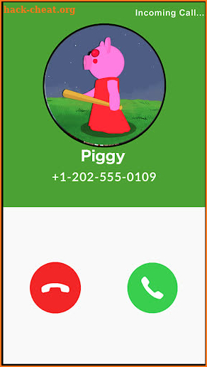 Fake Call Piggy screenshot