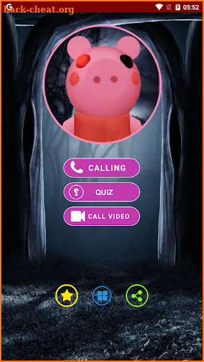 Fake call piggy Roblx - Escape  Granny Obby Quiz! screenshot