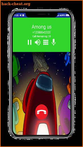 Fake Call Prank with Among us screenshot