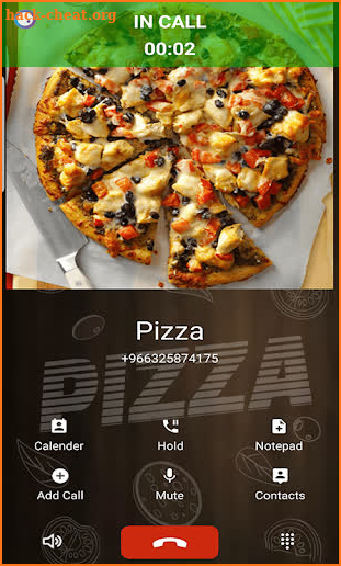 Fake Call With Pizza Prank screenshot