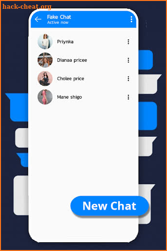Fake Chat - Friend Messenge Prank screenshot