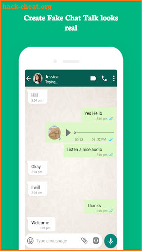 Fake Chat Messenger:  Message Conversations screenshot